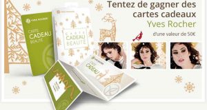 10 cartes cadeaux Yves Rocher de 50 euros