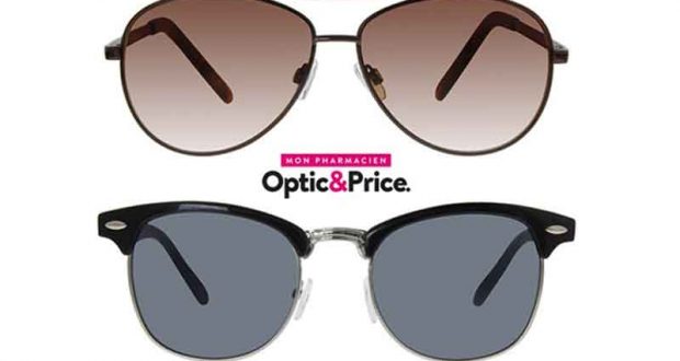 34 paires de lunettes de soleil mixte Optic & Price
