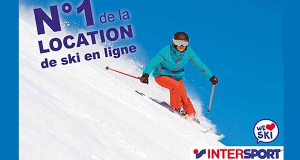5 semaines de location de ski chez Intersport pour 2 personnes