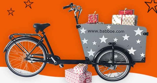 Vélo cargo Babboe (1699 euros)