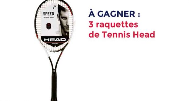 3 raquettes de Tennis Head