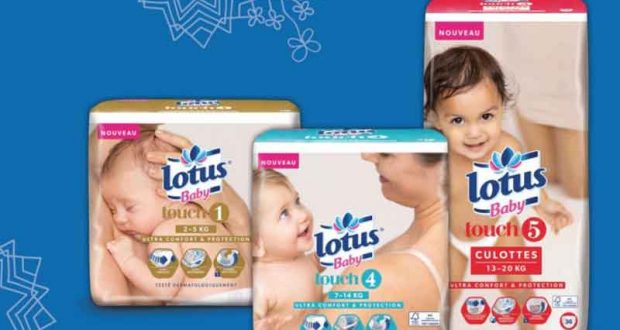 300 000 paquets de couches Lotus Baby Touch gratuits