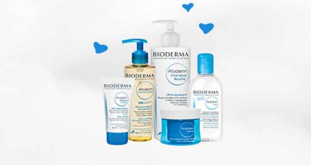 5 lots de 5 produits de soins Bioderma