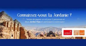 Billets d'avion Paris Jordanie