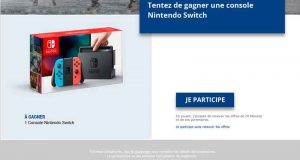 Console Nintendo Switch à gagner