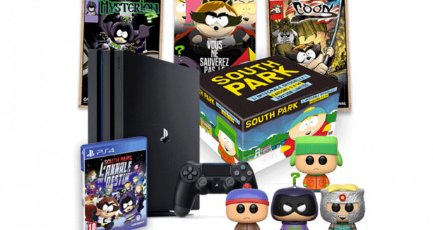 Console de jeux PS4 avec le jeu South Park L'annale du destin