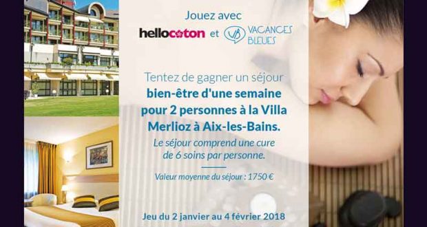 Séjour thalasso d'une semaine pour 2 à Aix-les-Bains