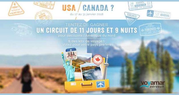 Voyage USA Canada de 11 jours pour 2 personnes