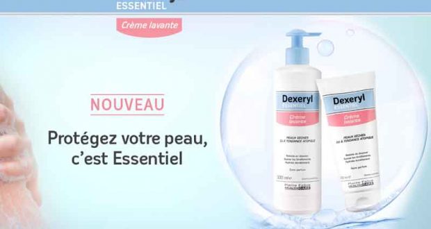 22500 échantillons + 1500 crèmes lavantes Dexeryl Essentiel