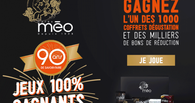 1000 coffrets de dégustation Café Méo