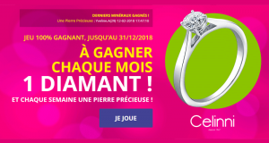 11 diamants solitaires (valeur unitaire 1330 euros)