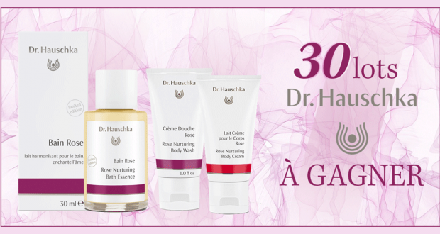 30 lots de 3 produits de soins Dr Hauschka