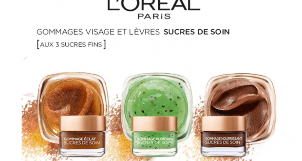 300 gommages au sucre de L’Oréal à tester