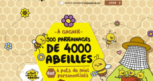 500 lots de 6 pots de miel personnalisés