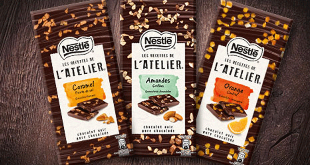 6000 tablettes de chocolat Nestlé gratuites