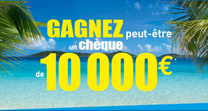 Chèque de 10 000 euros