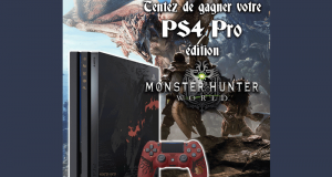 Console PS4 Pro avec le jeu Monster Hunter World