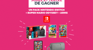 Console de jeux Nintendo Switch + 2 jeux + pochette