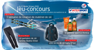 10 semaines de location de matériel de ski