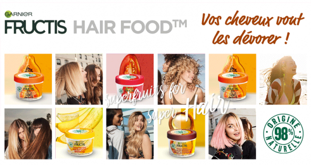 1000 masques Hair Food Fructis gratuits