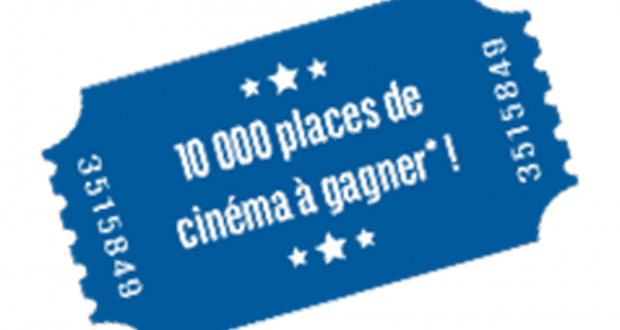 10000 places de cinéma gratuites offertes par BNP Paribas