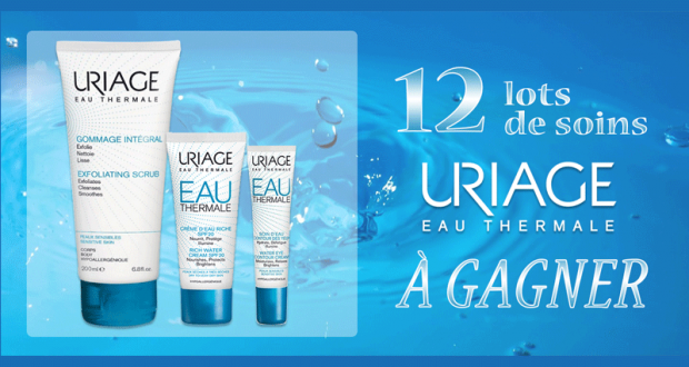 12 lots de 3 produits de soins Uriage