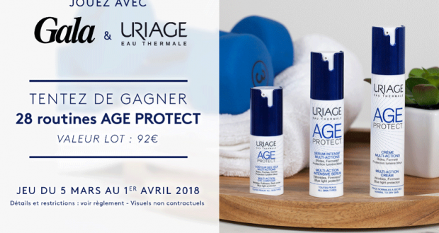 28 lots de 3 produits de soins Uriage