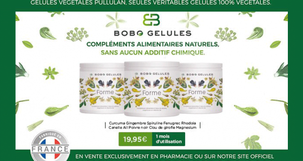 Boites de BOBO GELULES FORME à tester