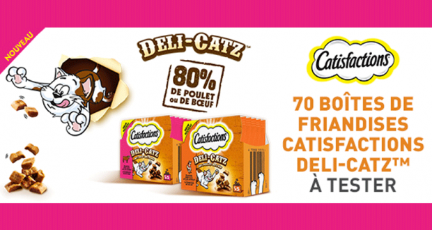 Catisfactions Deli-Catz™ pour chat à tester