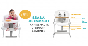 Chaise haute Up & Down Beaba