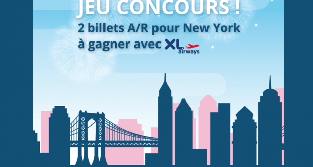 Gagnez 2 billets d'avion AR pour les USA