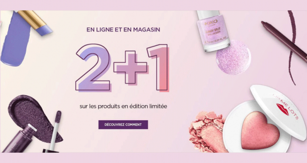 2+1 Gratuit sur les produits en édition limitée - Kiko Cosmetics