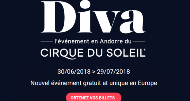 Invitations gratuites pour le spectacle du Cirque du Soleil en Andorre