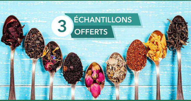 Recevez 3 échantillons gratuits de thés bio Enjoy TEA