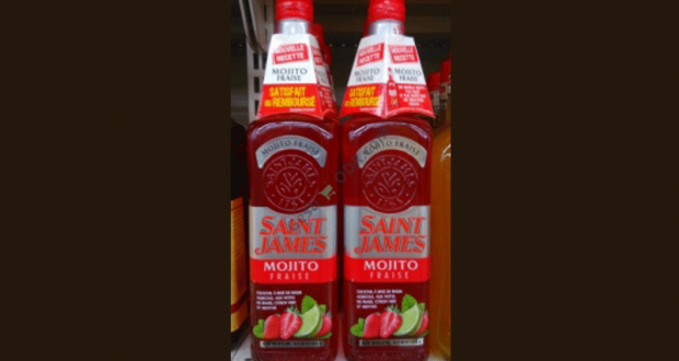 Saint James Mojito Fraise 100% Remboursé