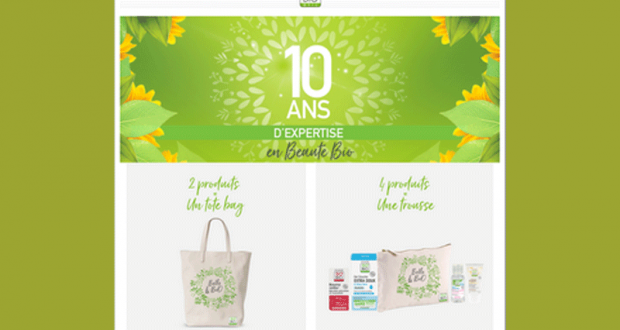 Tote Bag ou Trousse en Coton Bio Offerts - So'Bio étic