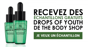 Échantillons du Concentré Jeunesse Drops of Youth The Body Shop