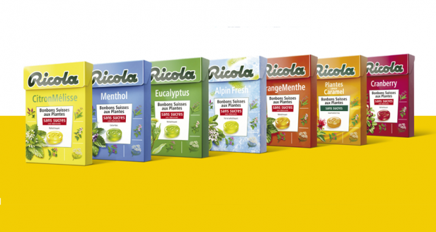 1000 Lots gratuits de bonbons Ricola Menthe Pomme