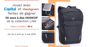 20 Sacs à dos HOOKUP HEDGREN de la collection LINK