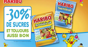 2000 packs gratuits de bonbons Haribo « -30% de sucres »