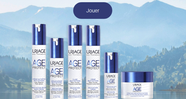 3 lots de 6 produits de soins Uriage