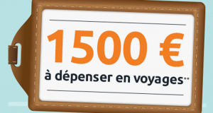 Bon voyage de 1500 euros