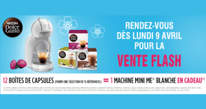 Dolce Gusto Mini Me offerte dès 12 paquets capsules achetés