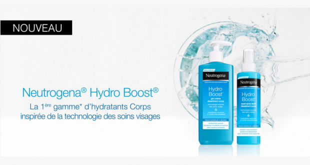 Testez des produits hydratants corps Hydro Boost de Neutrogena