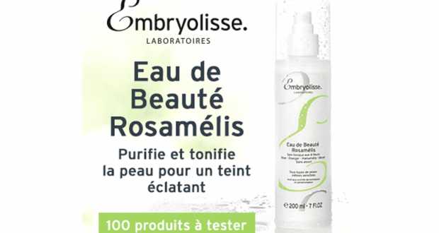 Testez la lotion tonique Eau de Beauté Rosamélis