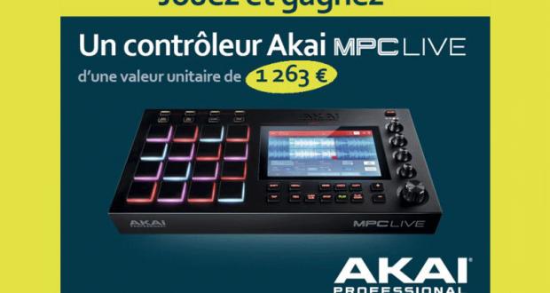 Un contrôleur Akai MPCLIVE