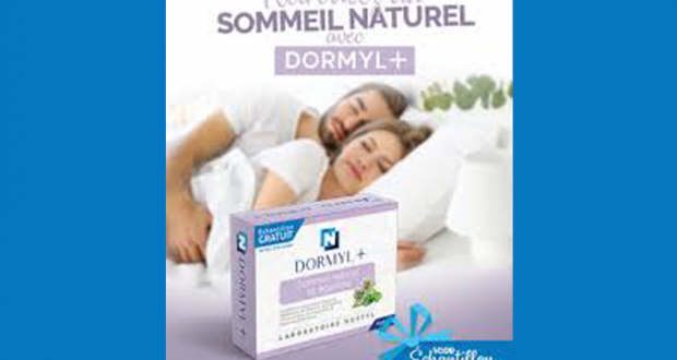 Échantillons gratuits du Complément DORMYL+ du Laboratoire Nusty