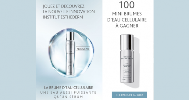 100 produits de soins Mini brume Institut Esthederm