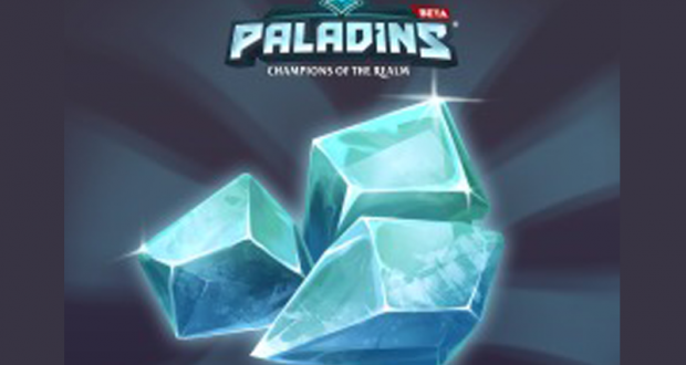 200 Crystaux gratuits sur Paladins