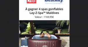 4 spas gonflables Bestway